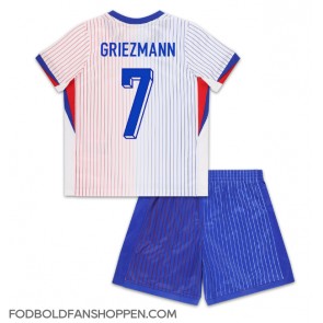 Frankrig Antoine Griezmann #7 Udebanetrøje Børn EM 2024 Kortærmet (+ Korte bukser)